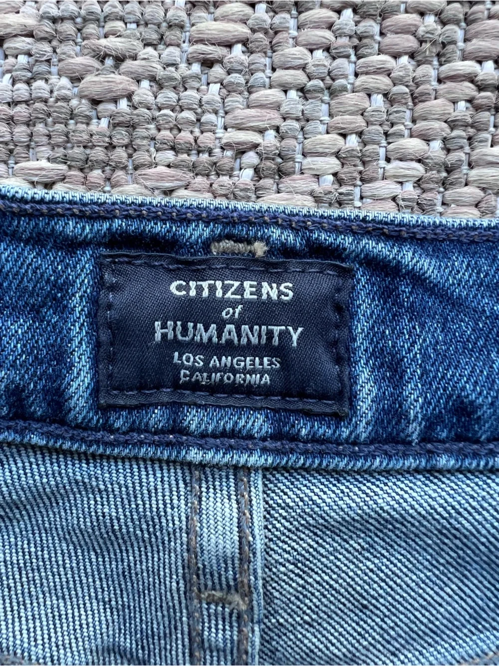 Citizens of Humanity Olivia Slim Ankle Jeans 27 High Rise Blue Denim